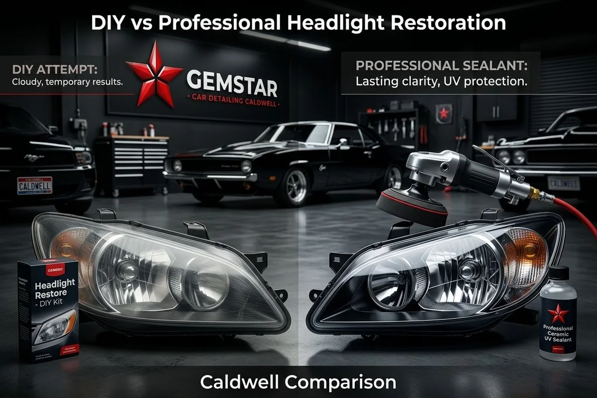 DIY kit vs professional restoration result comparison