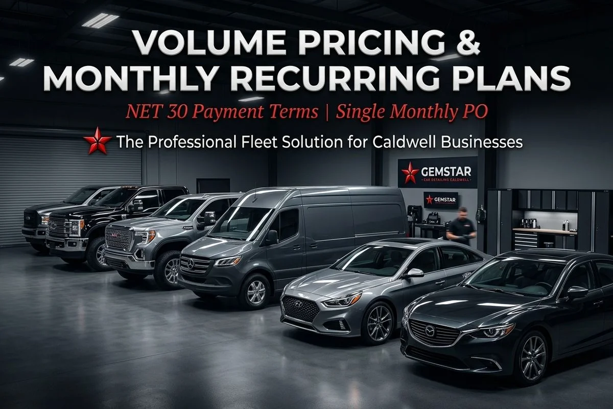 Fleet program pricing and schedule layout