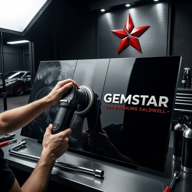 Paint correction with rotary polisher