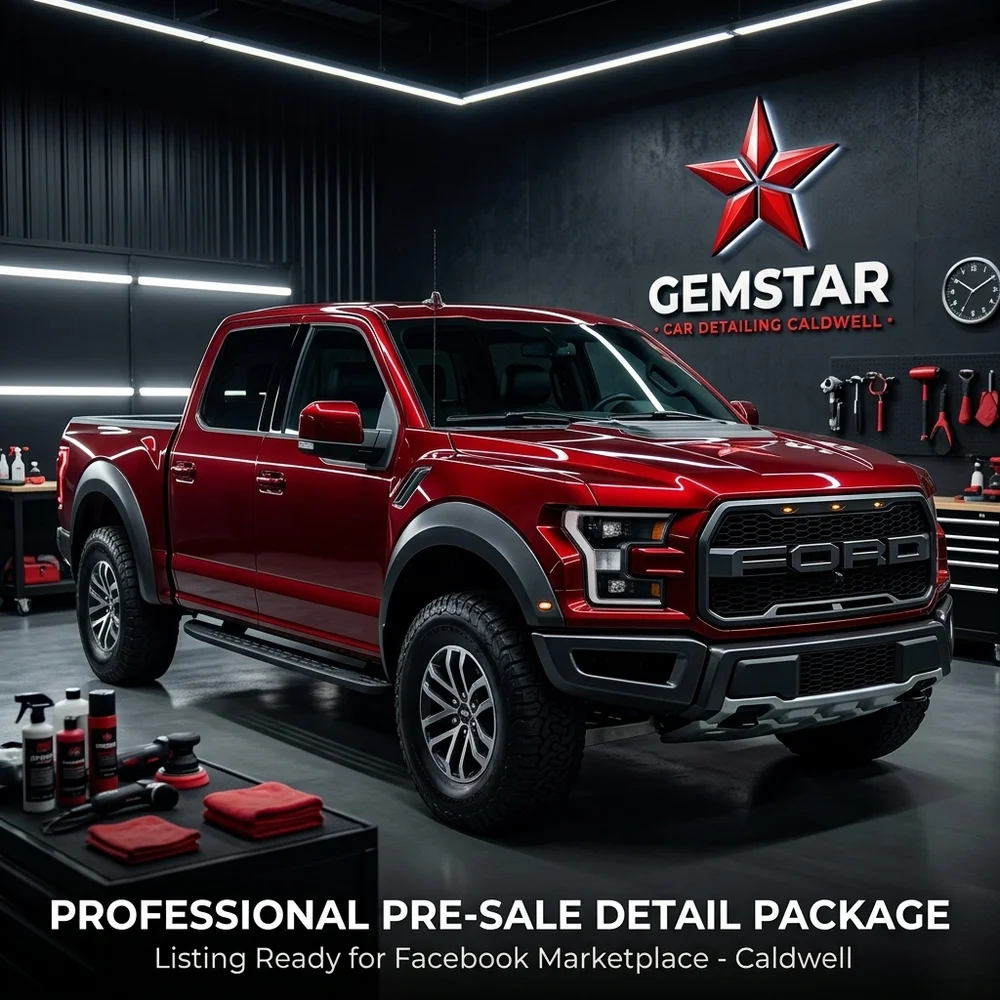 Pre-sale detail truck ready for listing