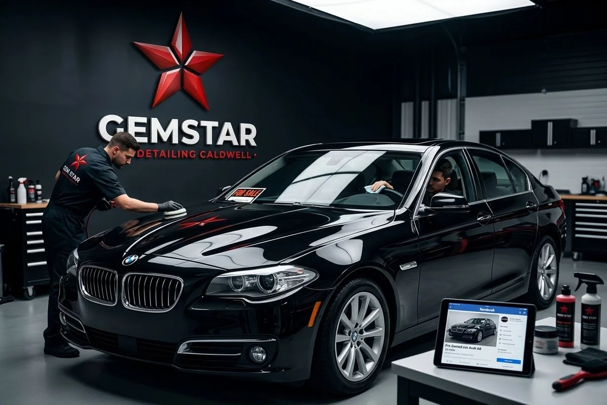 Pre-sale detail vehicle ready for listing photos