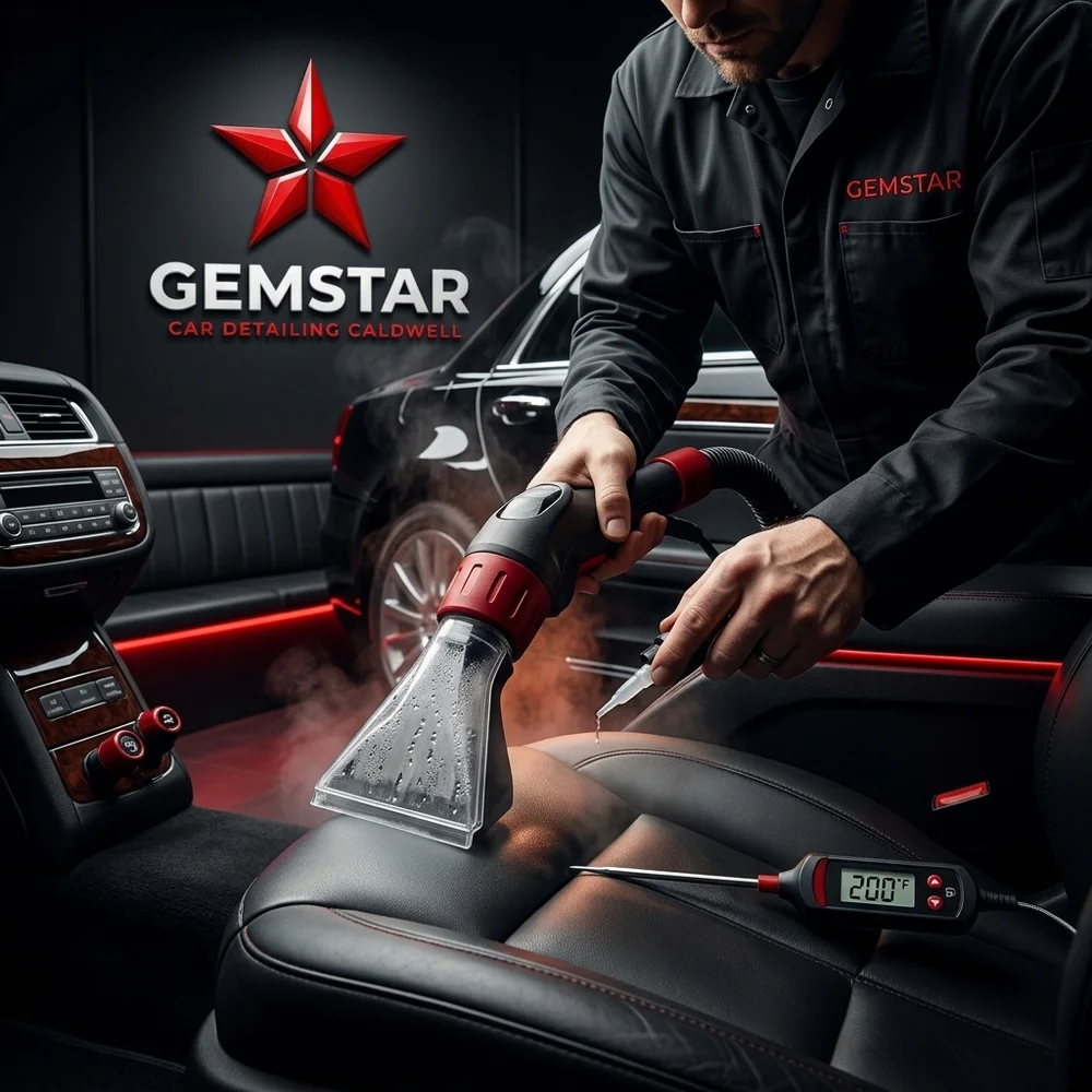 Interior steam extraction during full detail